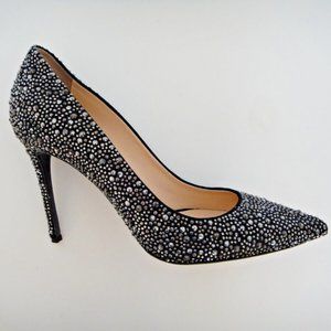 IL PASSO Designer Pumps, black, IT-40 US-9, artwork, new, evening wedding